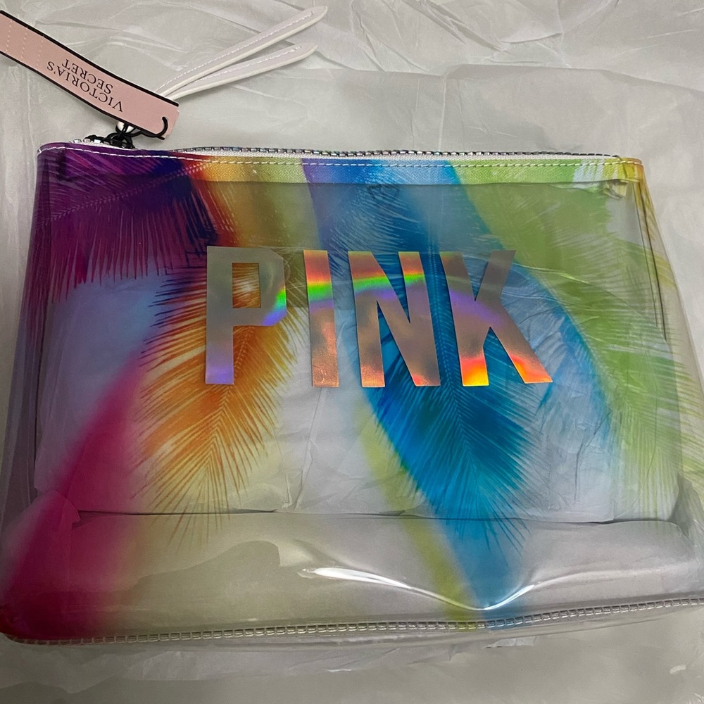 Brand new pink make up bag